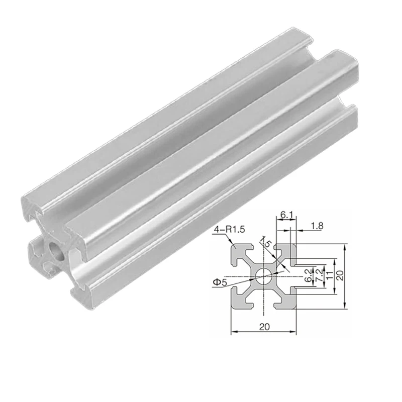 Алюминиевый профиль CNC 2020, экструзия от 100 мм до 490 мм, длина линейного рельсового принтера, детали для DIY 3D-принтера, верстак для маршрутизато...
Алюминиевый профиль CNC 2020, экструзия от 100 мм до 490 мм, длина линейного рельсового принтера, детали для DIY 3D-принтера, верстак для маршрутизато...