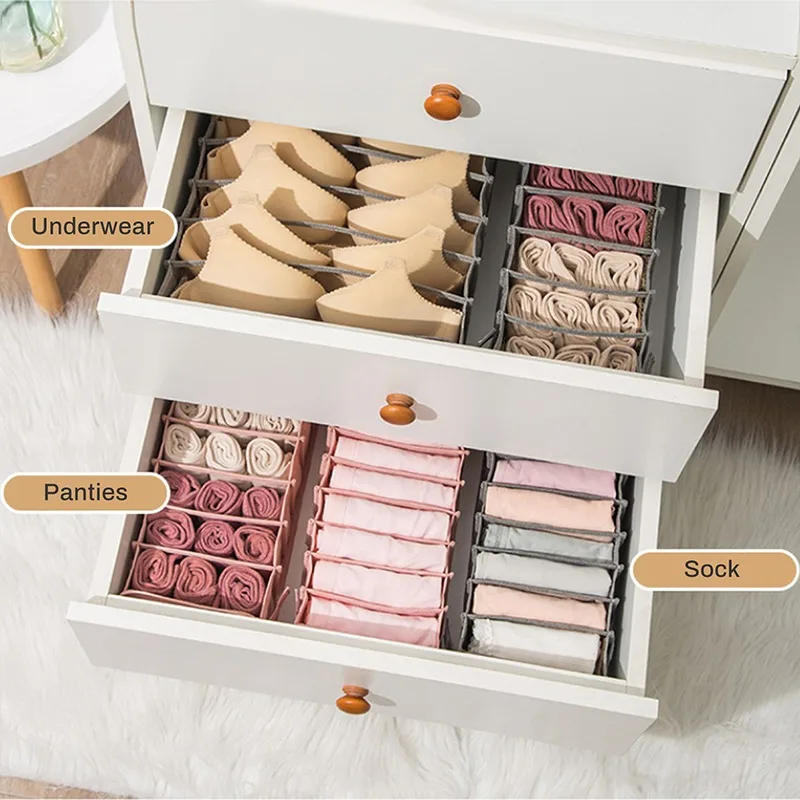 Socks Bra Underpants Under Storage Box Plastic Compartment Foldable Drawer Closet Orgainzer Dormitory Home Underwear Storage Box
Socks Bra Underpants Under Storage Box Plastic Compartment Foldable Drawer Closet Orgainzer Dormitory Home Underwear Storage Box