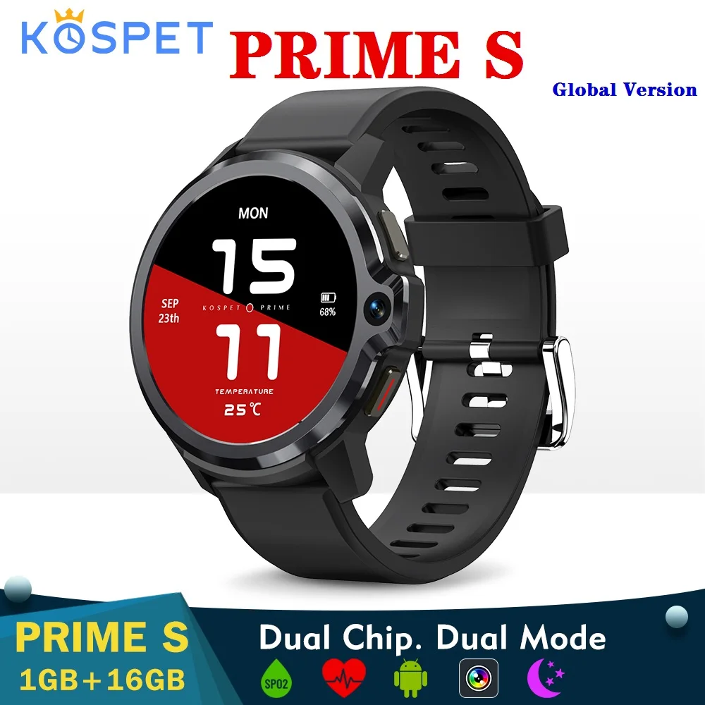 Новинка 2021, глобальная версия KOSPET PRIME S, 1 ГБ, 16 ГБ, умные часы с камерой двойного режима, Bluetooth, GPS, 4G, LTE, Android, IP67, водонепроницаемые
Новинка 2021, глобальная версия KOSPET PRIME S, 1 ГБ, 16 ГБ, умные часы с камерой двойного режима, Bluetooth, GPS, 4G, LTE, Android, IP67, водонепроницаемые