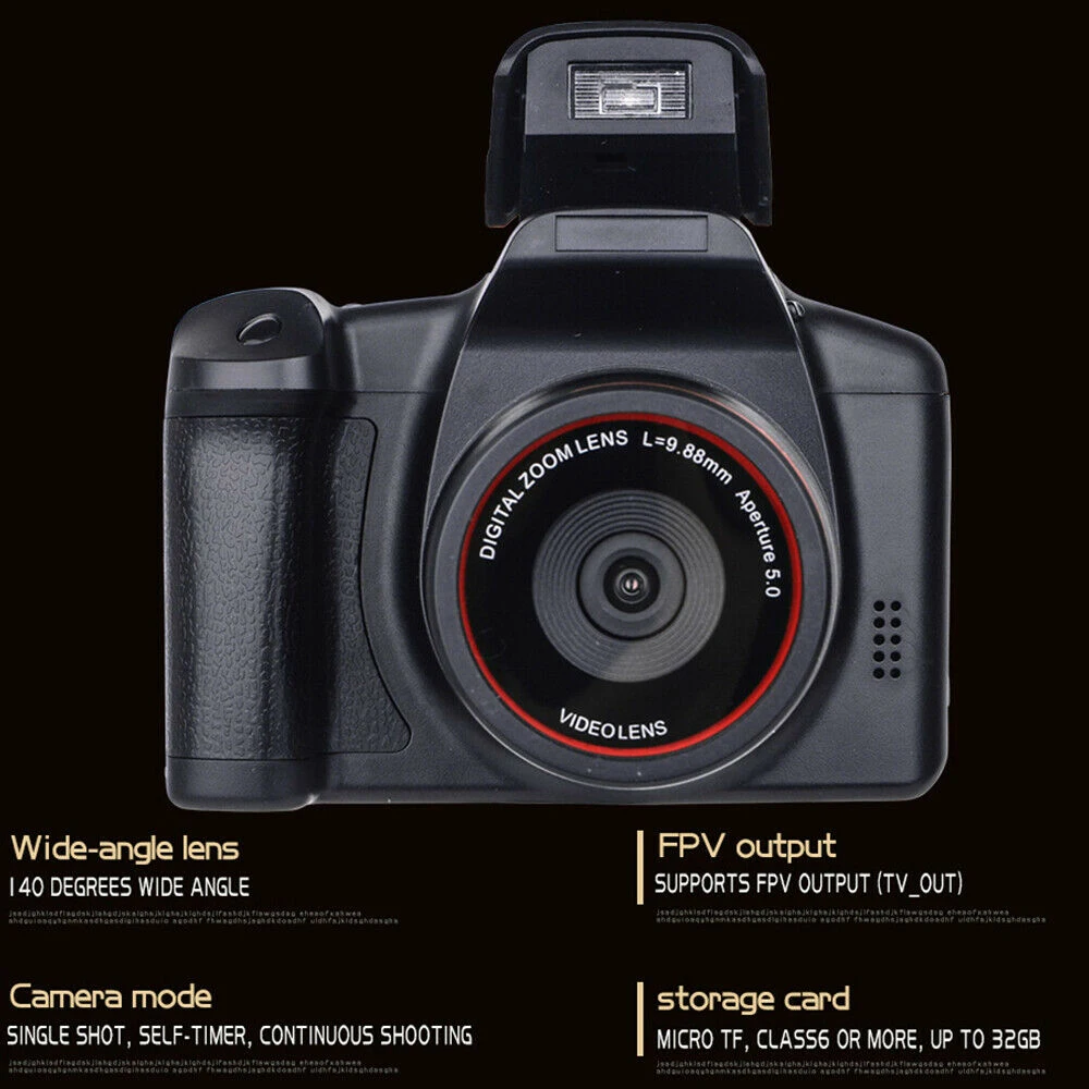 

Digital Camera Camcorder Full HD 1080P Video Camera 16X Zoom AV Interface 16 Megapixel CMOS Sensor 2.4 Inch TFT LCD Screen