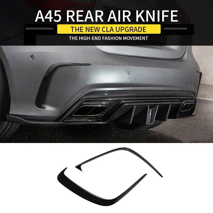 Mercedes-Benz for W176 A180/200/250/260/45 AMG Line 2013-2018 Side tail blade 1 on rear bumper spoiler aerodynamic assembly
Mercedes-Benz for W176 A180/200/250/260/45 AMG Line 2013-2018 Side tail blade 1 on rear bumper spoiler aerodynamic assembly