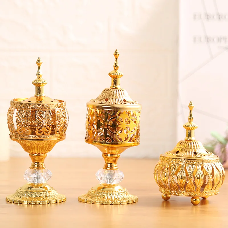 European Style Creative Lace Incense Burner Fashionable Middle East Metal Craft Decoration Incense Burner Home Simple Sandalwood
European Style Creative Lace Incense Burner Fashionable Middle East Metal Craft Decoration Incense Burner Home Simple Sandalwood