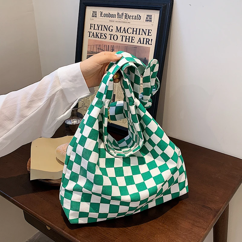 Designer Check Color Blocking Cloth Bag Women's Shoulder Crossbody Bag Fashion Shopping Bags Female Tote Bag Handbags and Purses
Designer Check Color Blocking Cloth Bag Women's Shoulder Crossbody Bag Fashion Shopping Bags Female Tote Bag Handbags and Purses