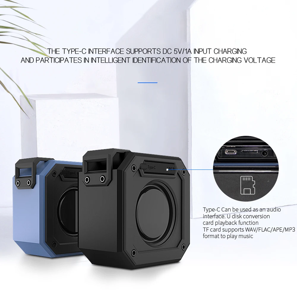 Портативная Водонепроницаемая Bluetooth-Колонка для душа IPX7 громкий Стерео-звук