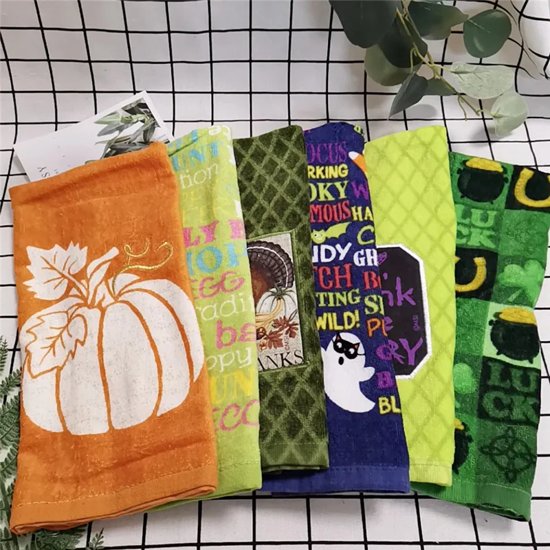 1Pc 39x64cm Pumpkin Skull Printed Halloween Party Gift Cotton Cleaning Cloth Kitchen Hand Tea Towel
1Pc 39x64cm Pumpkin Skull Printed Halloween Party Gift Cotton Cleaning Cloth Kitchen Hand Tea Towel