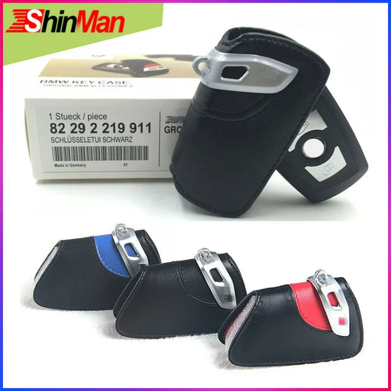 ShinMan Genuine leather Car key Case Cover For BMW F11 F15 F16 F20 F22 F25 F26 F45 F21 F30 F31 1 2 3 4 5 6 7 Series X3 X4 X5 X6
ShinMan Genuine leather Car key Case Cover For BMW F11 F15 F16 F20 F22 F25 F26 F45 F21 F30 F31 1 2 3 4 5 6 7 Series X3 X4 X5 X6