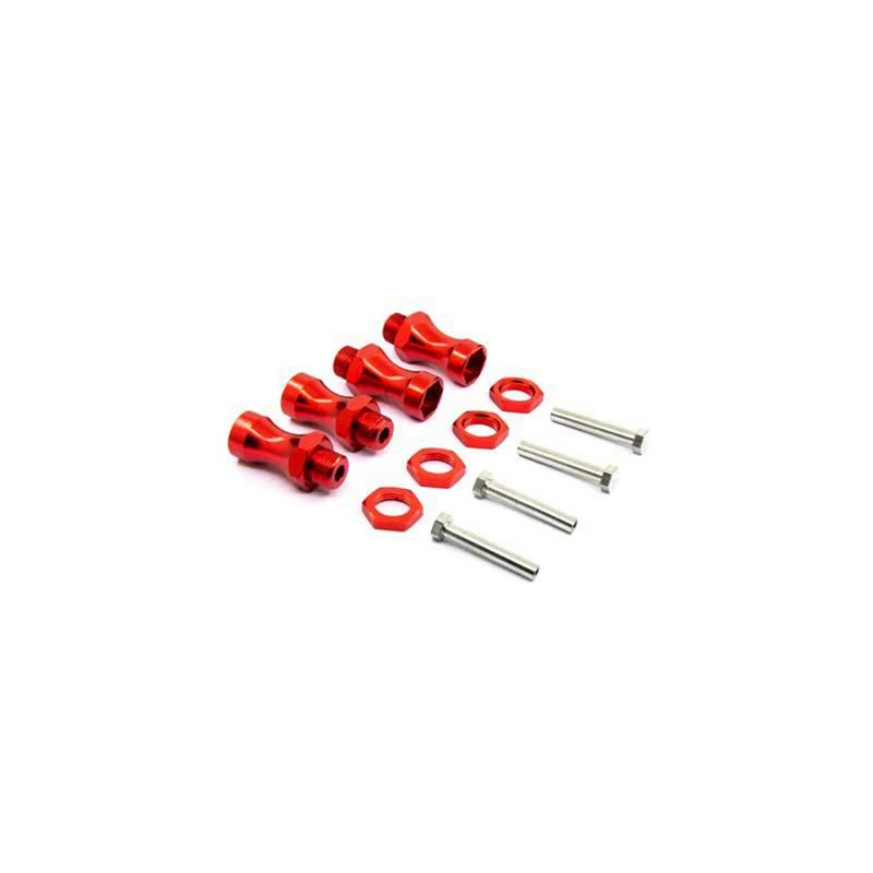 8Pcs Aluminum Alloy 12mm to 17mm Wheel Extension Hex Drive Hub Adapter Widener for HSP 1/10,Red & Purple
8Pcs Aluminum Alloy 12mm to 17mm Wheel Extension Hex Drive Hub Adapter Widener for HSP 1/10,Red & Purple
