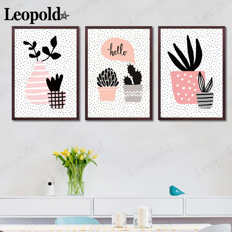 Nordic Minimalist Plant Canvas Poster Cartoon Cactus Flower Painting Wall Art Children's Room Home Decoration Frameless
Nordic Minimalist Plant Canvas Poster Cartoon Cactus Flower Painting Wall Art Children's Room Home Decoration Frameless