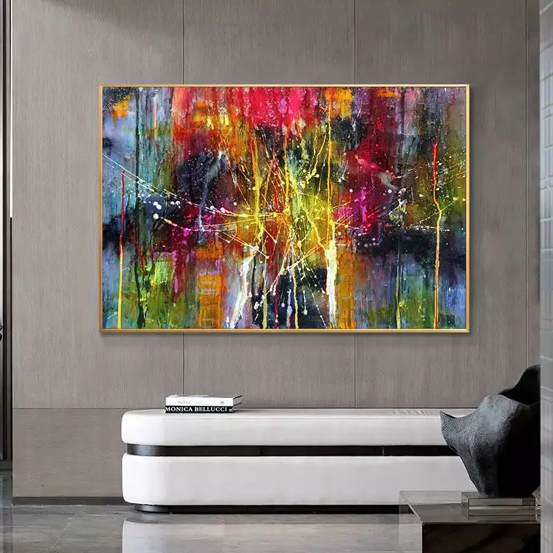 100% Hand-painted Abstract Oil Painting Canvas Pop Art Modern Wall Painting Living Room Study Home Decoration
100% Hand-painted Abstract Oil Painting Canvas Pop Art Modern Wall Painting Living Room Study Home Decoration