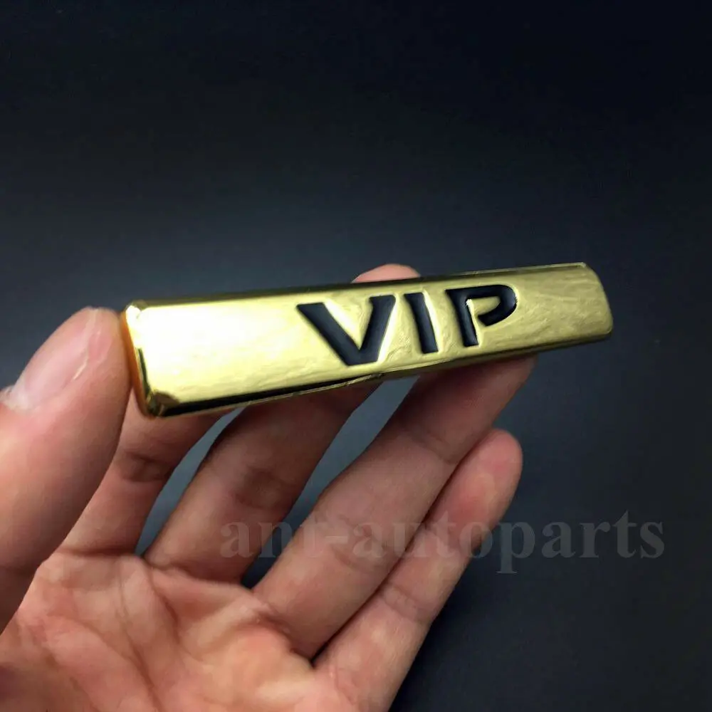 Gold 3D Metal VIP Luxury Emblem Car Auto Side Trunk Badge Decal Sticker 2.5L
Gold 3D Metal VIP Luxury Emblem Car Auto Side Trunk Badge Decal Sticker 2.5L