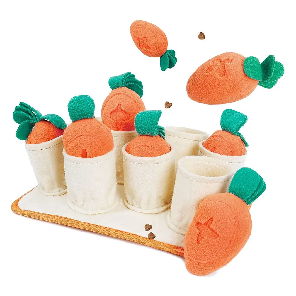 Plush Carrot Dog Toys Snuffle Mat Dog Puzzle Hide Seek Food Foraging Training Slow Feeder Toys Stress Release Pet Supplies
Plush Carrot Dog Toys Snuffle Mat Dog Puzzle Hide Seek Food Foraging Training Slow Feeder Toys Stress Release Pet Supplies