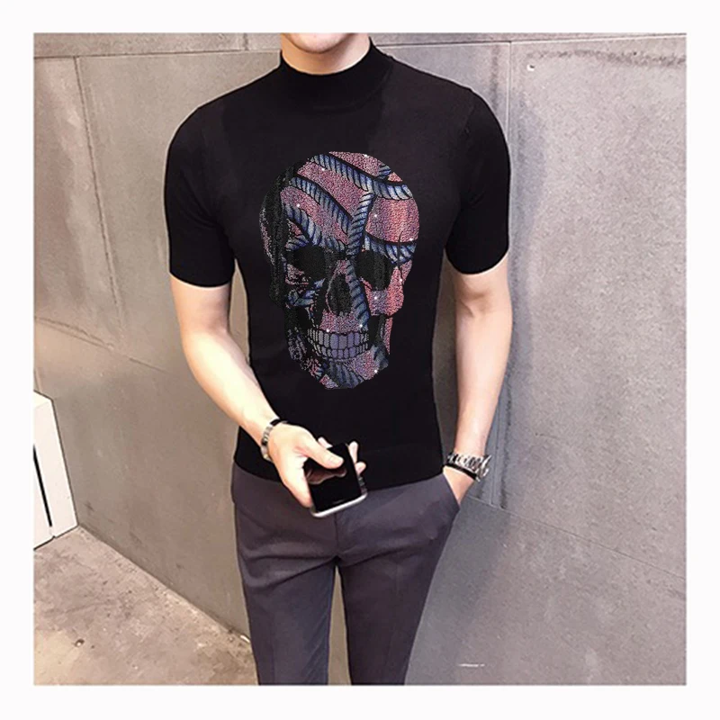 Men's Fashion Brand T-Shirt Sweater Autumn Winter New Diamond Pattern Luxury Classic High Stretch Short Sleeve Top Plus Size
Men's Fashion Brand T-Shirt Sweater Autumn Winter New Diamond Pattern Luxury Classic High Stretch Short Sleeve Top Plus Size