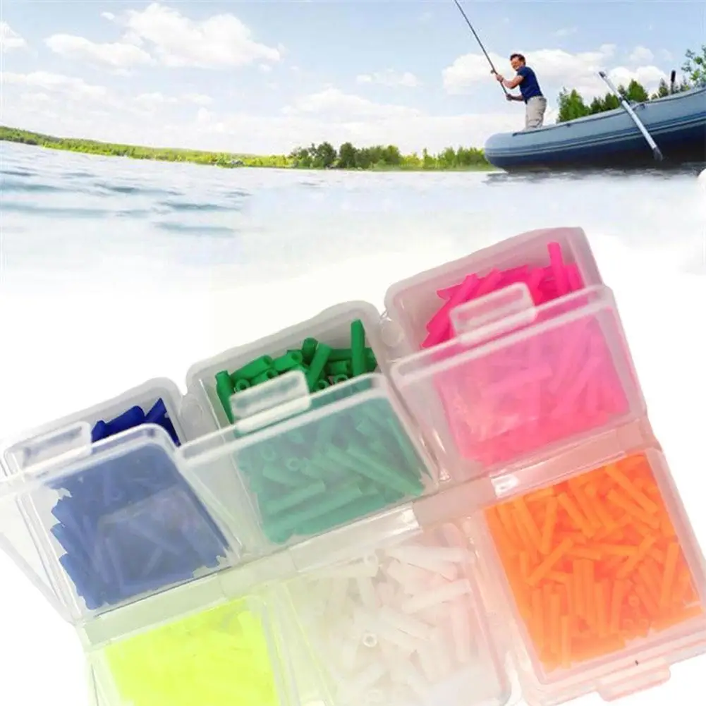 

1box Assorted Pole Float Rubber Soft Pva Pole Floats Coloured Rubbers Rig Tackle Fishing Float Accessories Carp Terminal Sl P2l2