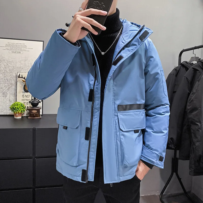 Winter Youth Thermal Duck Down Jacket Men's Thick Warm Casual Waterproof Solid Color Korean Coat Thick Puffer Parka Overcoat Top
Winter Youth Thermal Duck Down Jacket Men's Thick Warm Casual Waterproof Solid Color Korean Coat Thick Puffer Parka Overcoat Top