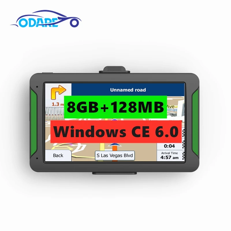Odare 7 дюймовым HD монитором под управлением автомобиля/грузовика GPS навигации 800