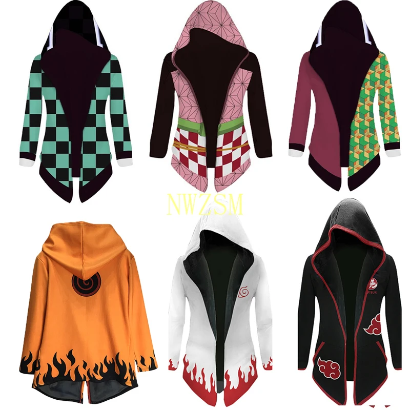 Kakashi Cosplay Jacket Trench Robe Akatsuki Cloak Halloween Demon Slayer Kimetsu no Yaiba Costume Men Women Hooded Coat
Kakashi Cosplay Jacket Trench Robe Akatsuki Cloak Halloween Demon Slayer Kimetsu no Yaiba Costume Men Women Hooded Coat
