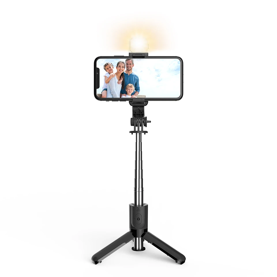 FANGTUOSI Super mini bluetooth selfie stick tripod foldable Monopod with shutter remote fill light For iphone phone
FANGTUOSI Super mini bluetooth selfie stick tripod foldable Monopod with shutter remote fill light For iphone phone