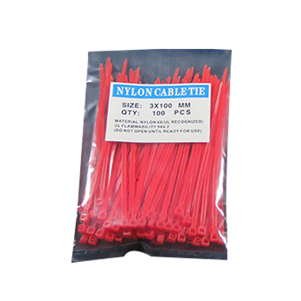 100pcs 3*100mm Reusable Colorful Standard Self-locking Plastic Nylon Cable Ties Wire Zip Tie 
100pcs 3*100mm Reusable Colorful Standard Self-locking Plastic Nylon Cable Ties Wire Zip Tie