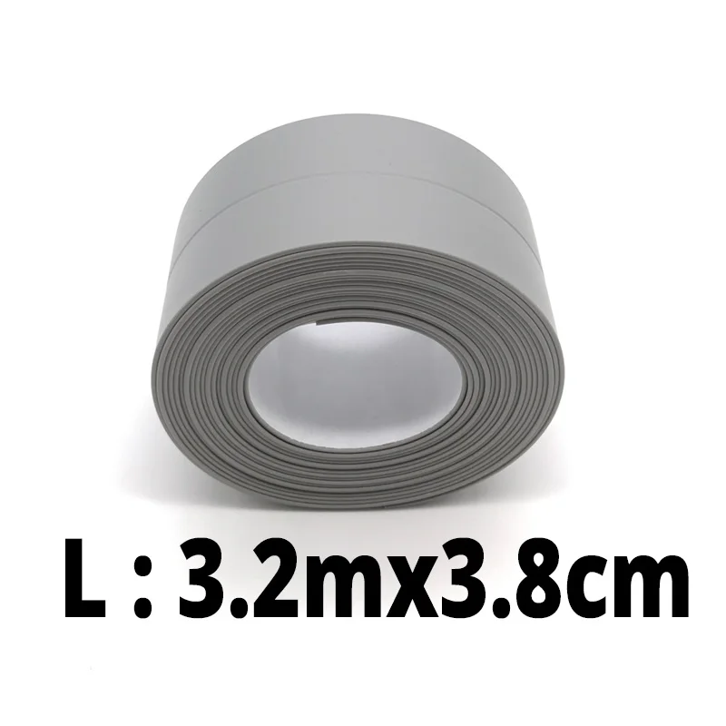 320cmx2.2cm / 320cmx3.8cm 1roll PVC Material Kitchen Bathroom Wall Sealing Tape Waterproof Mold Proof Adhesive Tape 2020 New
320cmx2.2cm / 320cmx3.8cm 1roll PVC Material Kitchen Bathroom Wall Sealing Tape Waterproof Mold Proof Adhesive Tape 2020 New