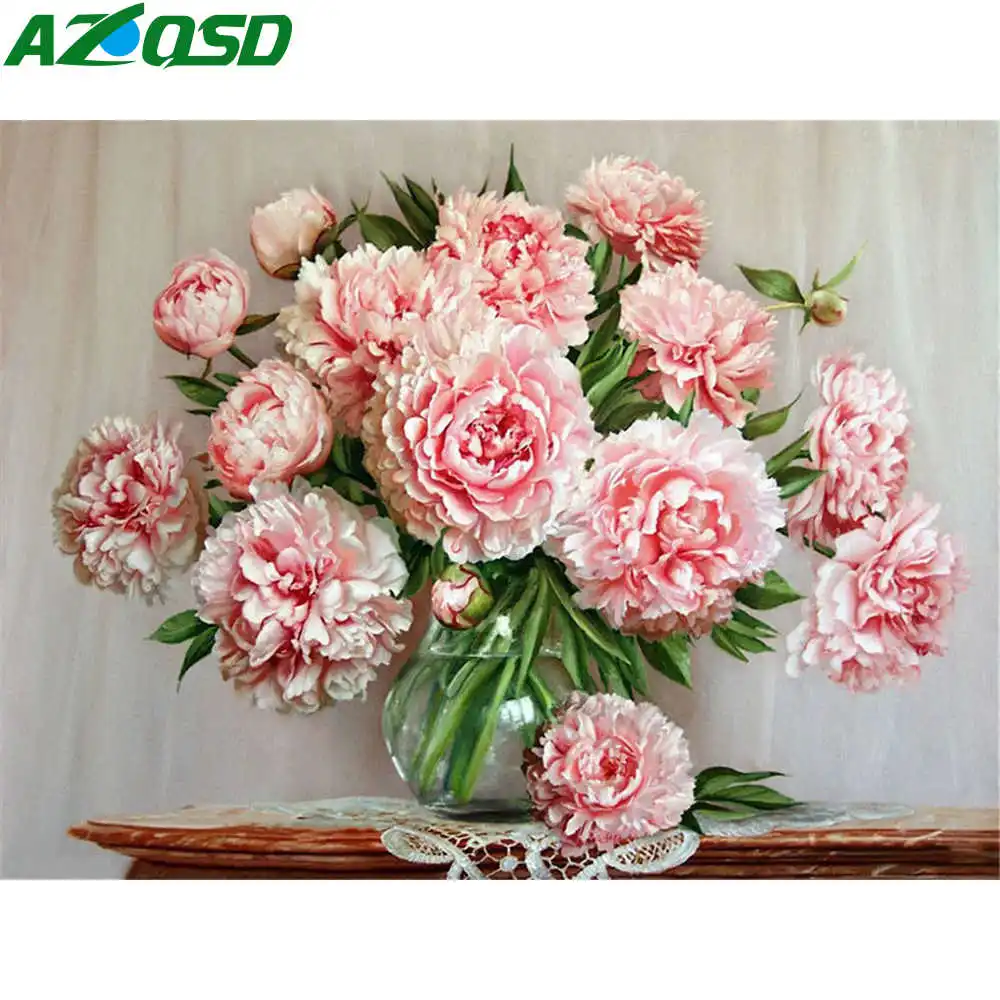 AZQSD Flower Paint By Number Canvas Painting Kits Acrylic Coloring By Numbers Floral Hand Paint Kit Canvas Unframed Decoration
AZQSD Flower Paint By Number Canvas Painting Kits Acrylic Coloring By Numbers Floral Hand Paint Kit Canvas Unframed Decoration