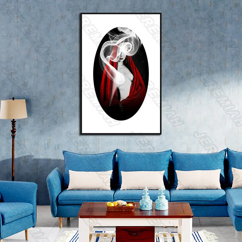 Sexy Beauty with Red Rose Poster Nordic Style Wall Art Canvas Print Painting Modern Living Room Decoration 
Sexy Beauty with Red Rose Poster Nordic Style Wall Art Canvas Print Painting Modern Living Room Decoration