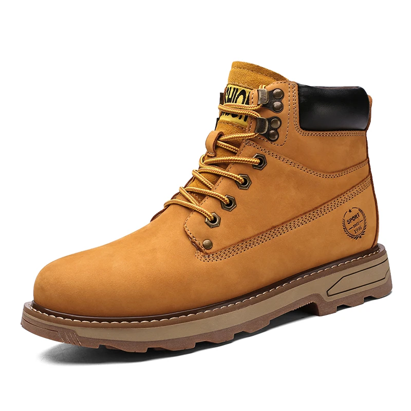 Brand Men's Boots Winter Plush Warm Boots Waterproof Platform Men Boots Outdoor Hiking Genuine Leather Boots Work Shoes 35-47
Brand Men's Boots Winter Plush Warm Boots Waterproof Platform Men Boots Outdoor Hiking Genuine Leather Boots Work Shoes 35-47
