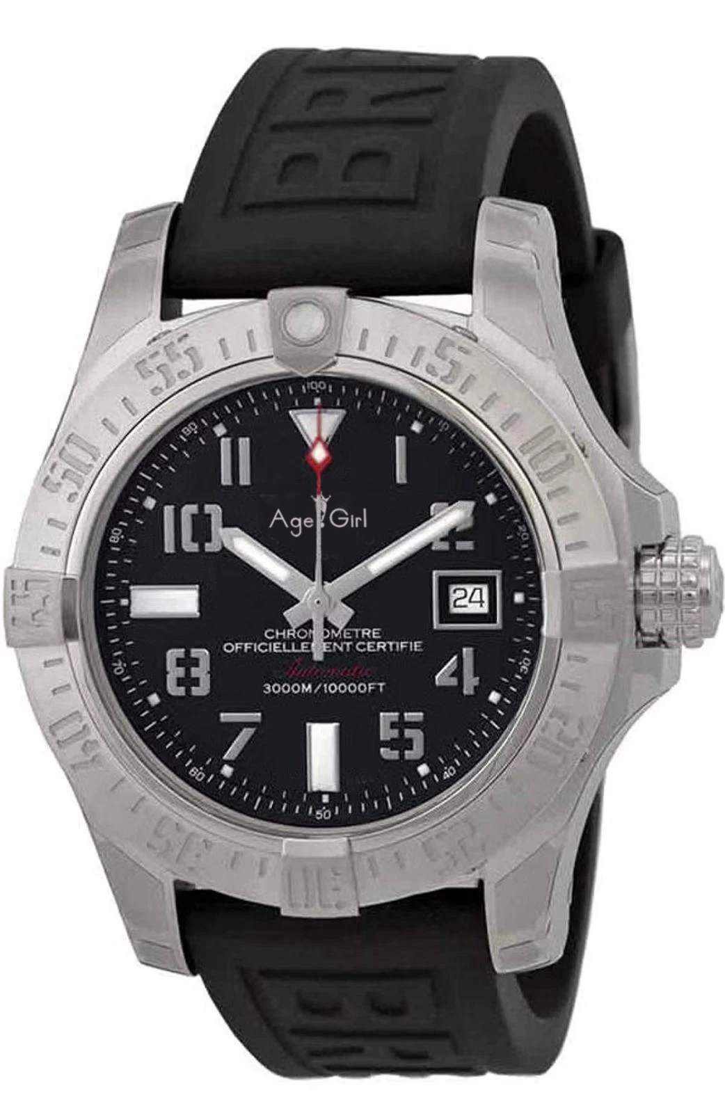 Classic New Men Stainless Steel Sapphire Automatic Mechanical Rotatable Bezel Black Rubber Super Avenger II 1884 Watch AAA+
Classic New Men Stainless Steel Sapphire Automatic Mechanical Rotatable Bezel Black Rubber Super Avenger II 1884 Watch AAA+