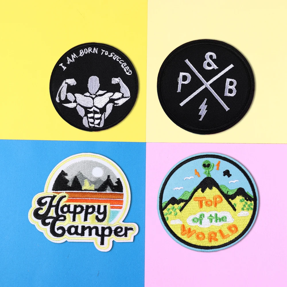 Circle cartoon alien Patch Embroidered Bodybuilding Patches For Clothing Iron On Patches On Clothes Stripe Anime Patch Decor
Circle cartoon alien Patch Embroidered Bodybuilding Patches For Clothing Iron On Patches On Clothes Stripe Anime Patch Decor