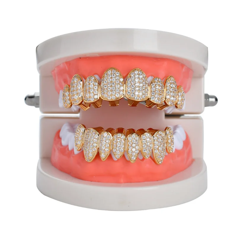 Irregular Zircon Hip Hop Vampire Dent Teeth Grillz Halloween Accessories Rapper Body Jewelry Golden Silver Bottom Grillz Women
Irregular Zircon Hip Hop Vampire Dent Teeth Grillz Halloween Accessories Rapper Body Jewelry Golden Silver Bottom Grillz Women