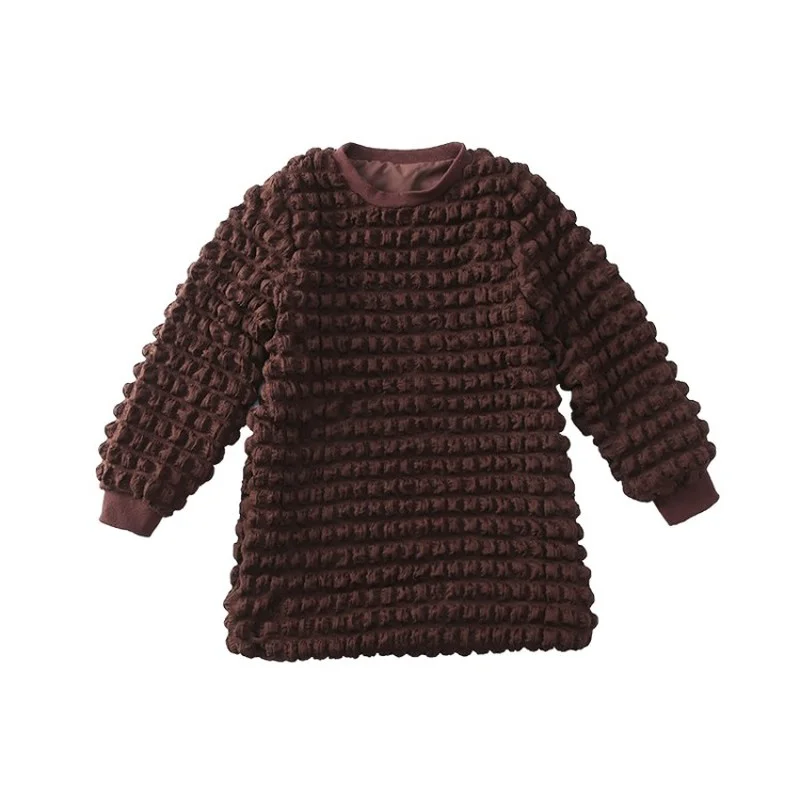 Long-sleeved Bubble Soild Geometric Straight Casual Sweater Dress for Baby Girls Autumn Winter Children Clothing Kids Clothes
Long-sleeved Bubble Soild Geometric Straight Casual Sweater Dress for Baby Girls Autumn Winter Children Clothing Kids Clothes