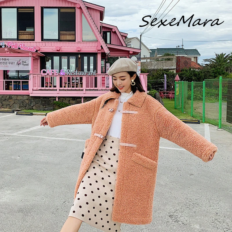 2019 Korean Fashion New Style Wholesale Shearling Long Jacket Coat Winter for Woman
2019 Korean Fashion New Style Wholesale Shearling Long Jacket Coat Winter for Woman