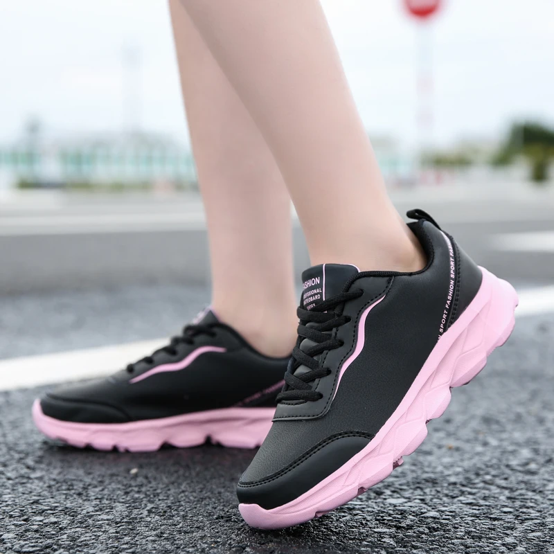 New Spring Running Sneakers Women Comfortable Black Pink Sport Shoes Woman Sneakers Lace Up Athletic Trainers Sneakers Girls
New Spring Running Sneakers Women Comfortable Black Pink Sport Shoes Woman Sneakers Lace Up Athletic Trainers Sneakers Girls