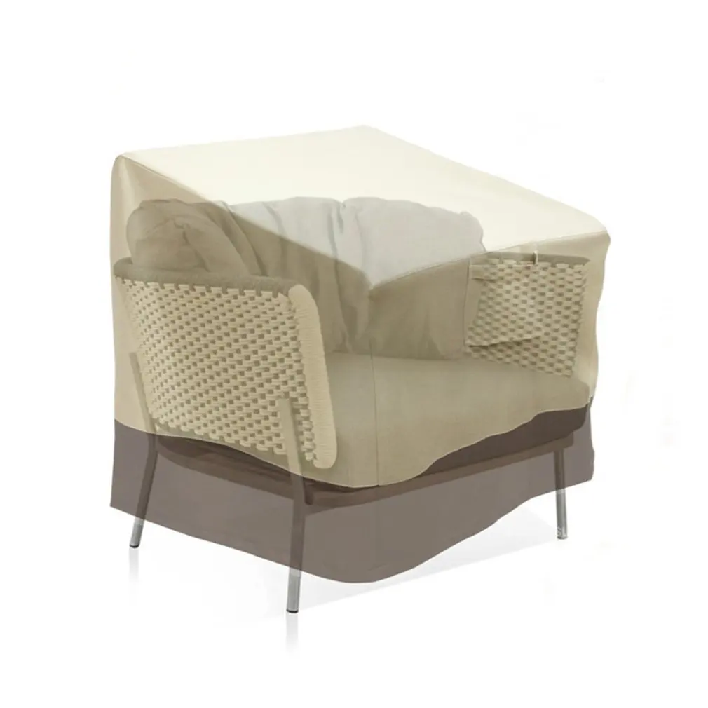 Outdoor Courtyard Waterproof Table And Chair Cover With Large Padded Handles And Air Vent Click-close Strap
Outdoor Courtyard Waterproof Table And Chair Cover With Large Padded Handles And Air Vent Click-close Strap