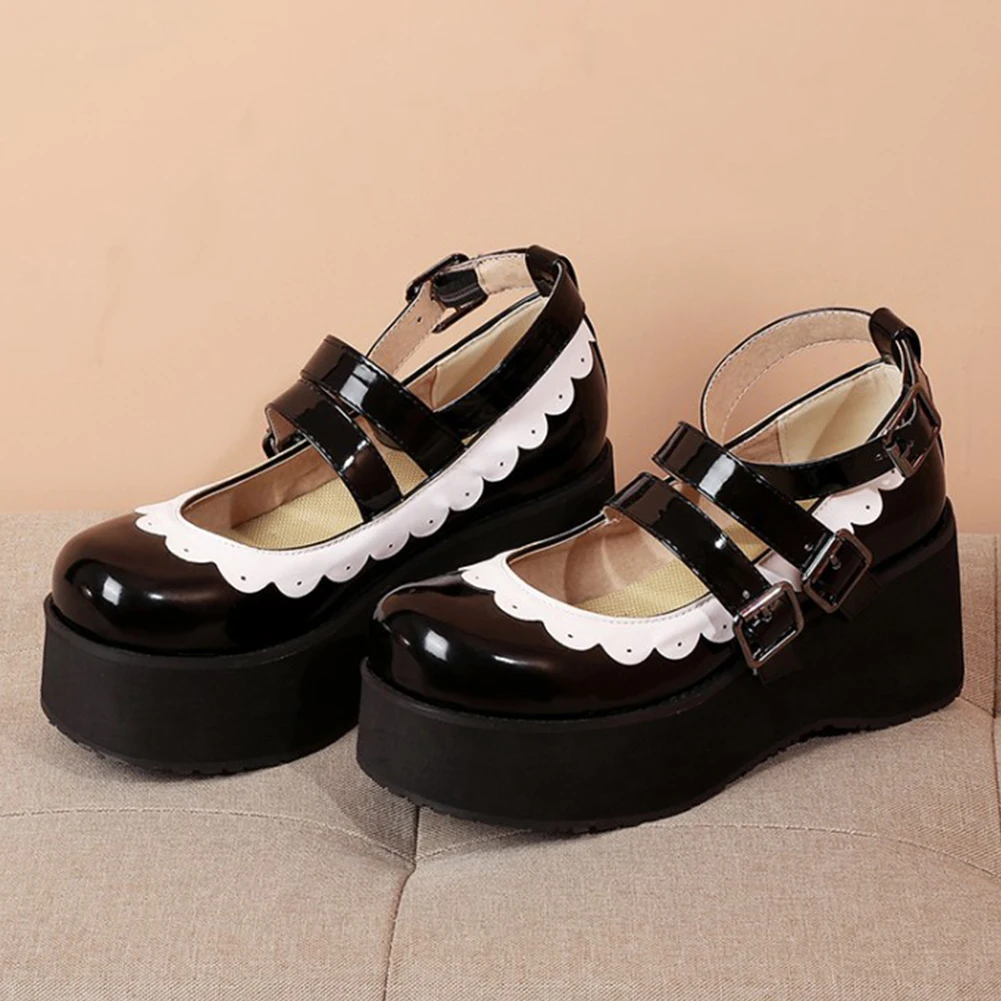 2021 Women Pump Mary Janes Female Single Shoes Roune Toe Ankle Strap Buckle High Heels Girls Cosplay Shoes Japanese Style
2021 Women Pump Mary Janes Female Single Shoes Roune Toe Ankle Strap Buckle High Heels Girls Cosplay Shoes Japanese Style