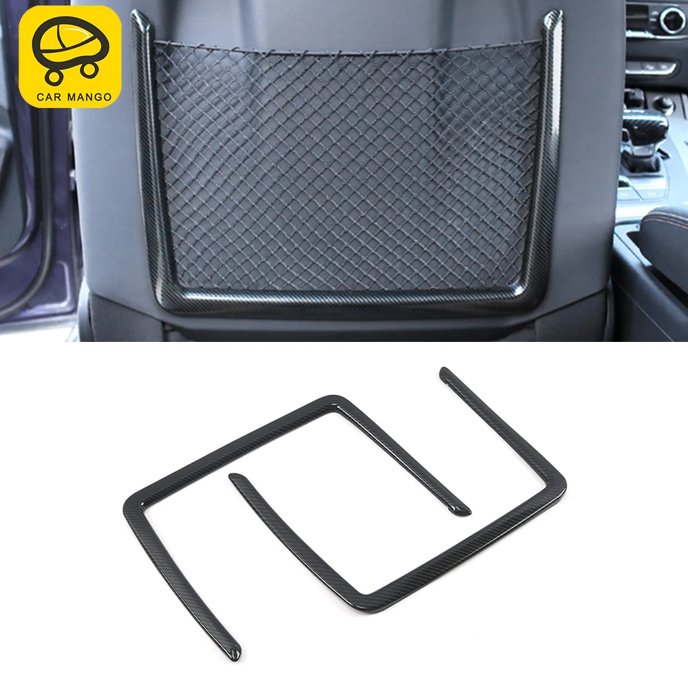 CARMANGO Car Accessories Front Seat Back Cover Trim Frame Sticker Chrome ABS Carbon Interior Decoration for Audi Q5 FY 2017-2021
CARMANGO Car Accessories Front Seat Back Cover Trim Frame Sticker Chrome ABS Carbon Interior Decoration for Audi Q5 FY 2017-2021