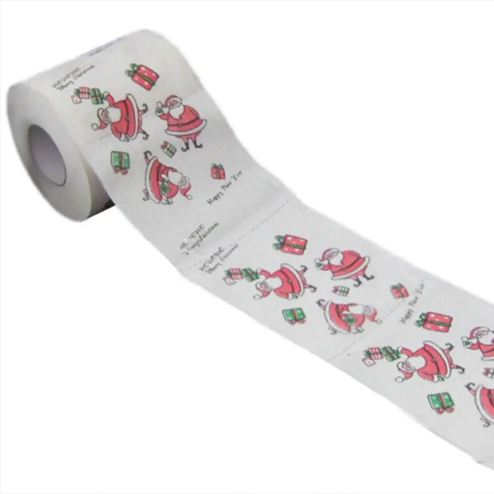 Christmas Toilet Roll Paper Soft Pollution-free Senta Claus Pattern Toilet Paper For Home Use
Christmas Toilet Roll Paper Soft Pollution-free Senta Claus Pattern Toilet Paper For Home Use