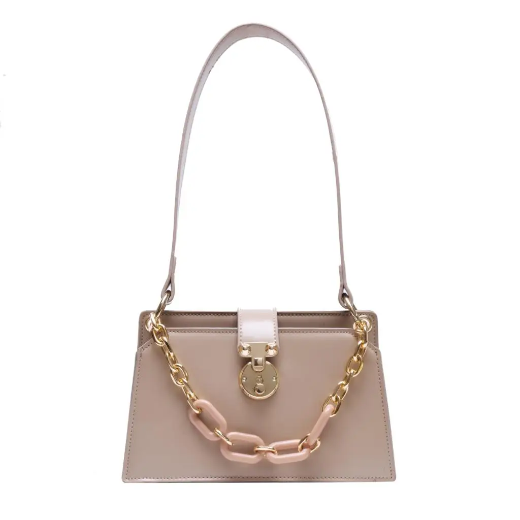 Thick Chain Design Pu Leather Shoulder Bags For Women 2020 Fashion Simple Handbags Female Handbags Lady Hand Bag
Thick Chain Design Pu Leather Shoulder Bags For Women 2020 Fashion Simple Handbags Female Handbags Lady Hand Bag