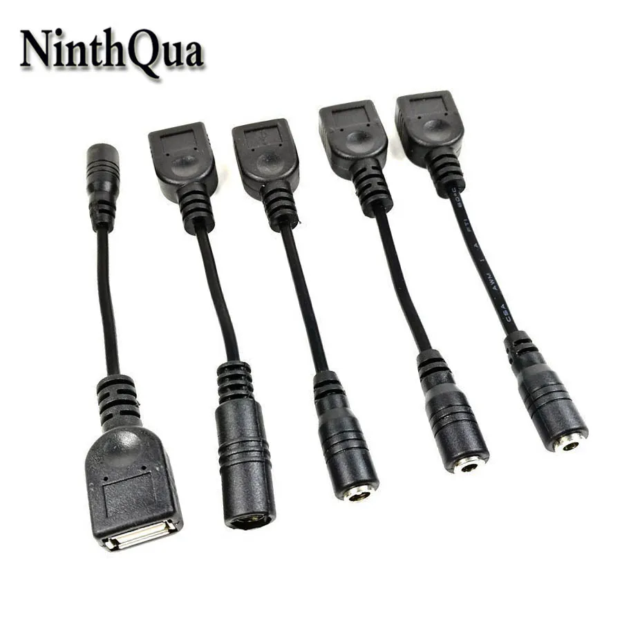 1pcs USB 2.0 Female jack to DC Female Connector 5.5*2.1mm 4.8*1.7mm 4.0*1.7mm 3.5*1.35mm 3.5*1.1mm 2.5*0.7mm Extension Cord 10cm
1pcs USB 2.0 Female jack to DC Female Connector 5.5*2.1mm 4.8*1.7mm 4.0*1.7mm 3.5*1.35mm 3.5*1.1mm 2.5*0.7mm Extension Cord 10cm