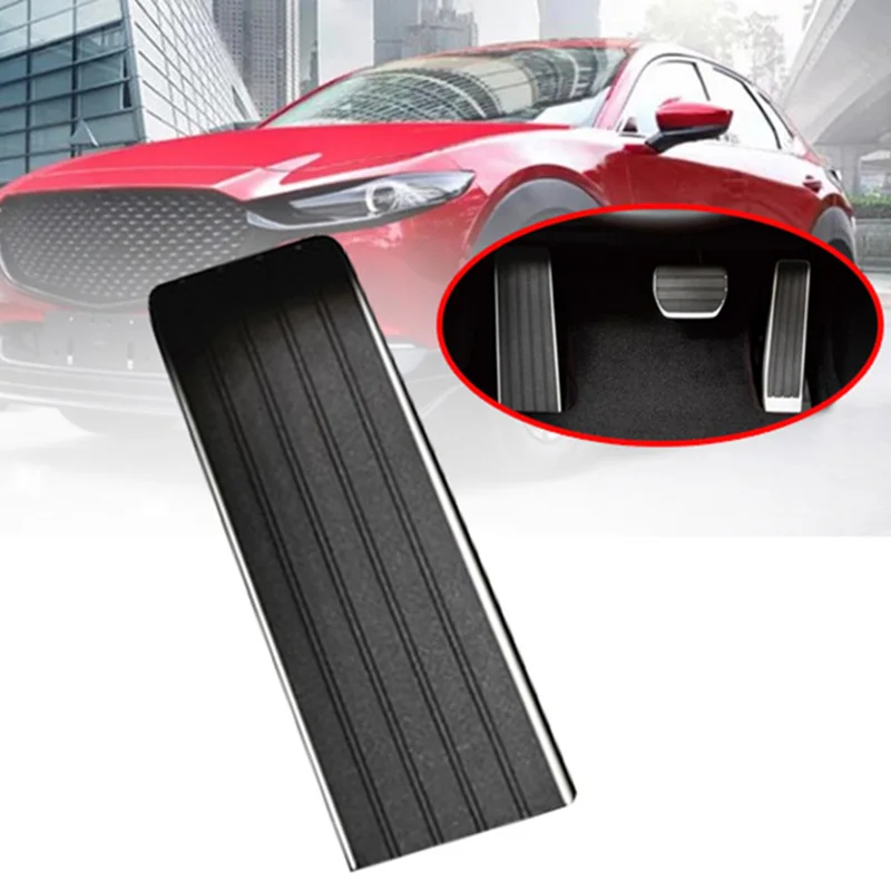 

Auto Aluminium Footrest Left Foot Rest Pedal Cover Trim Fit for Mazda CX30 CX-30 2020 2021