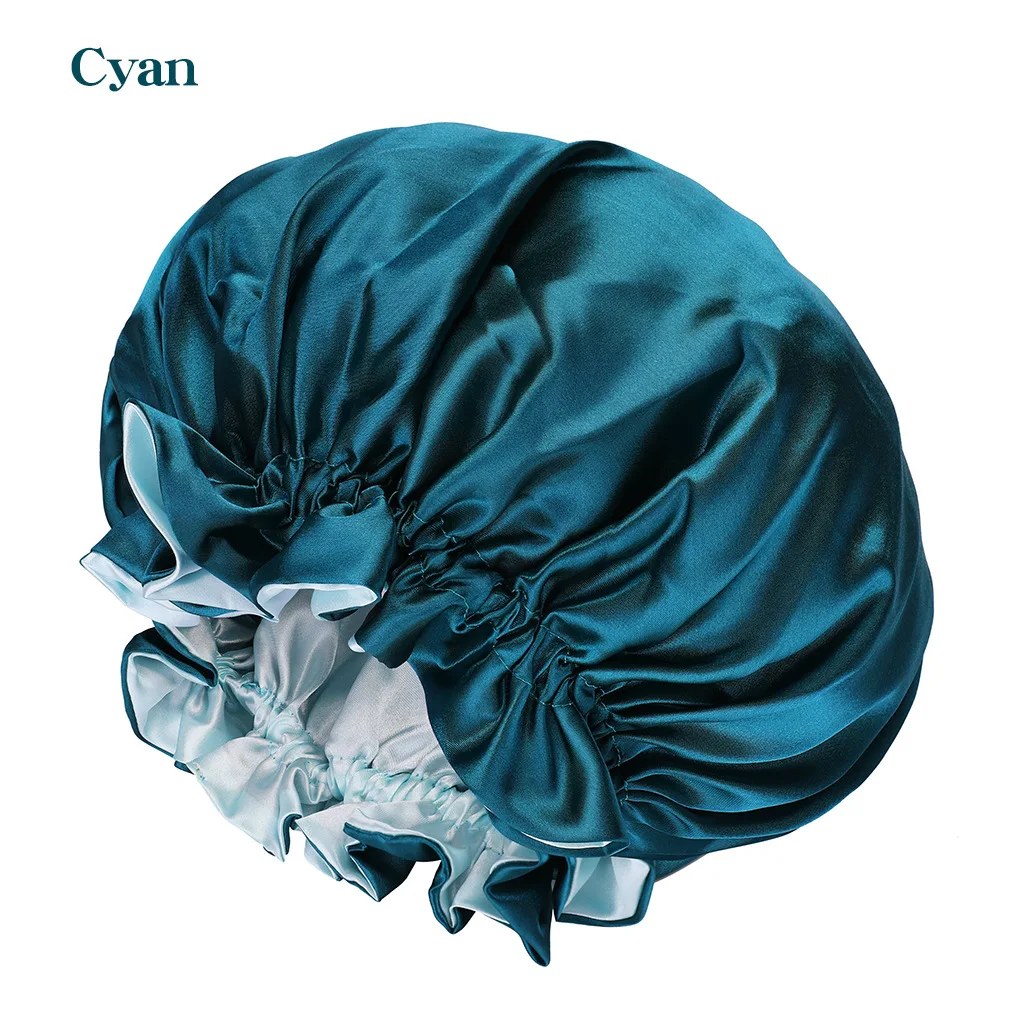 New Style Extra Large Double-Layer Satin Night Hat Turban Women's Oversize Solid Silky Satin Bonnet Chemo Cap Hair Accessories
New Style Extra Large Double-Layer Satin Night Hat Turban Women's Oversize Solid Silky Satin Bonnet Chemo Cap Hair Accessories