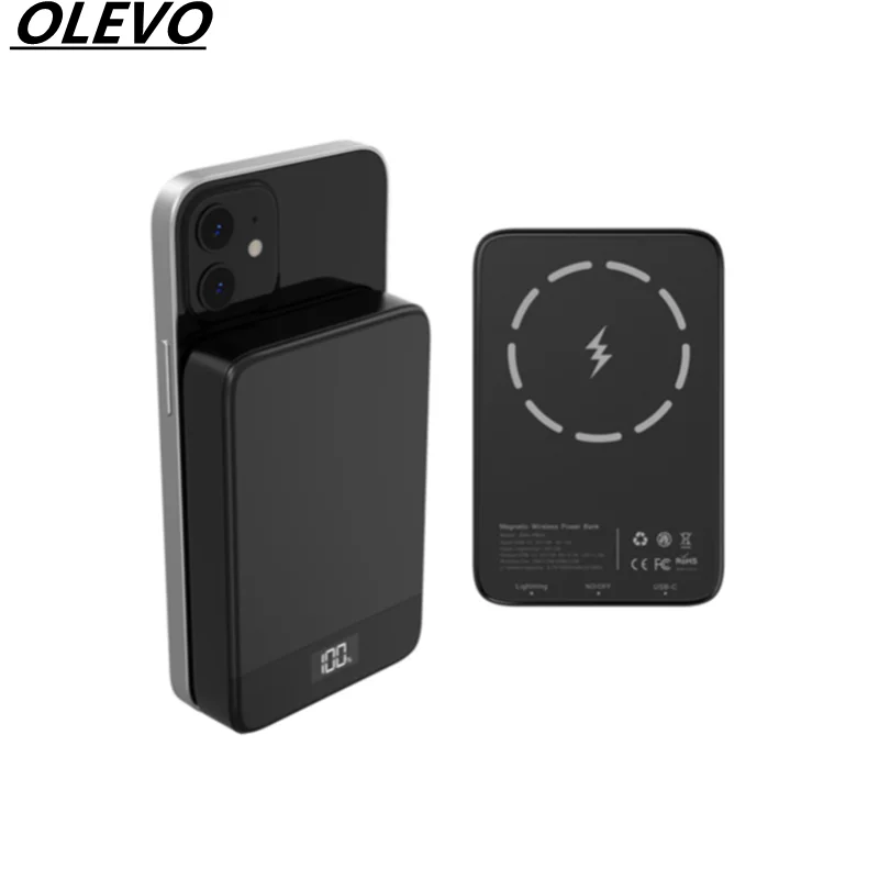 5000mAh Magnetic Power Bank Digital Display For Apple iPhone 13 Huawei Xiaomi Samsung 20W Fast Charging 15W Wireless Charger
5000mAh Magnetic Power Bank Digital Display For Apple iPhone 13 Huawei Xiaomi Samsung 20W Fast Charging 15W Wireless Charger