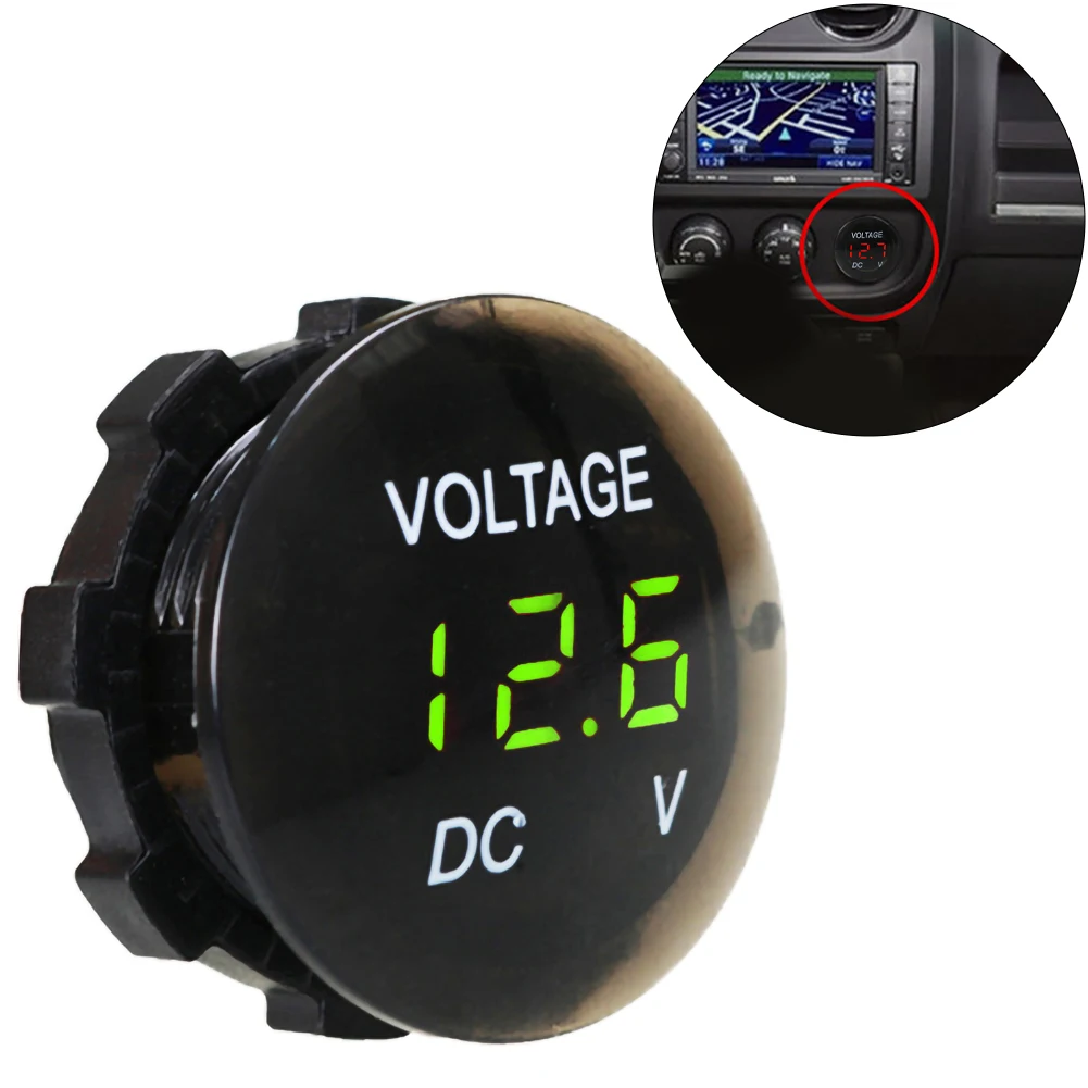 12V-24V Digital Panel Voltmeter Voltage Meter Tester LED Display for Car Auto Motorcycle Boat ATV Truck Refit Accessories
12V-24V Digital Panel Voltmeter Voltage Meter Tester LED Display for Car Auto Motorcycle Boat ATV Truck Refit Accessories