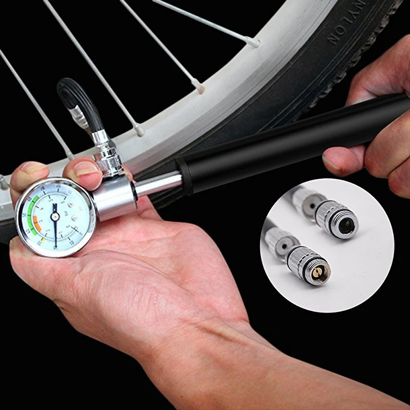 Mini Bicycle Pump With Pressure Gauge 210 PSI Portable Hand Cycling Pump Presta And Schrader Ball Road MTB Tire Bike Pump New.
Mini Bicycle Pump With Pressure Gauge 210 PSI Portable Hand Cycling Pump Presta And Schrader Ball Road MTB Tire Bike Pump New.