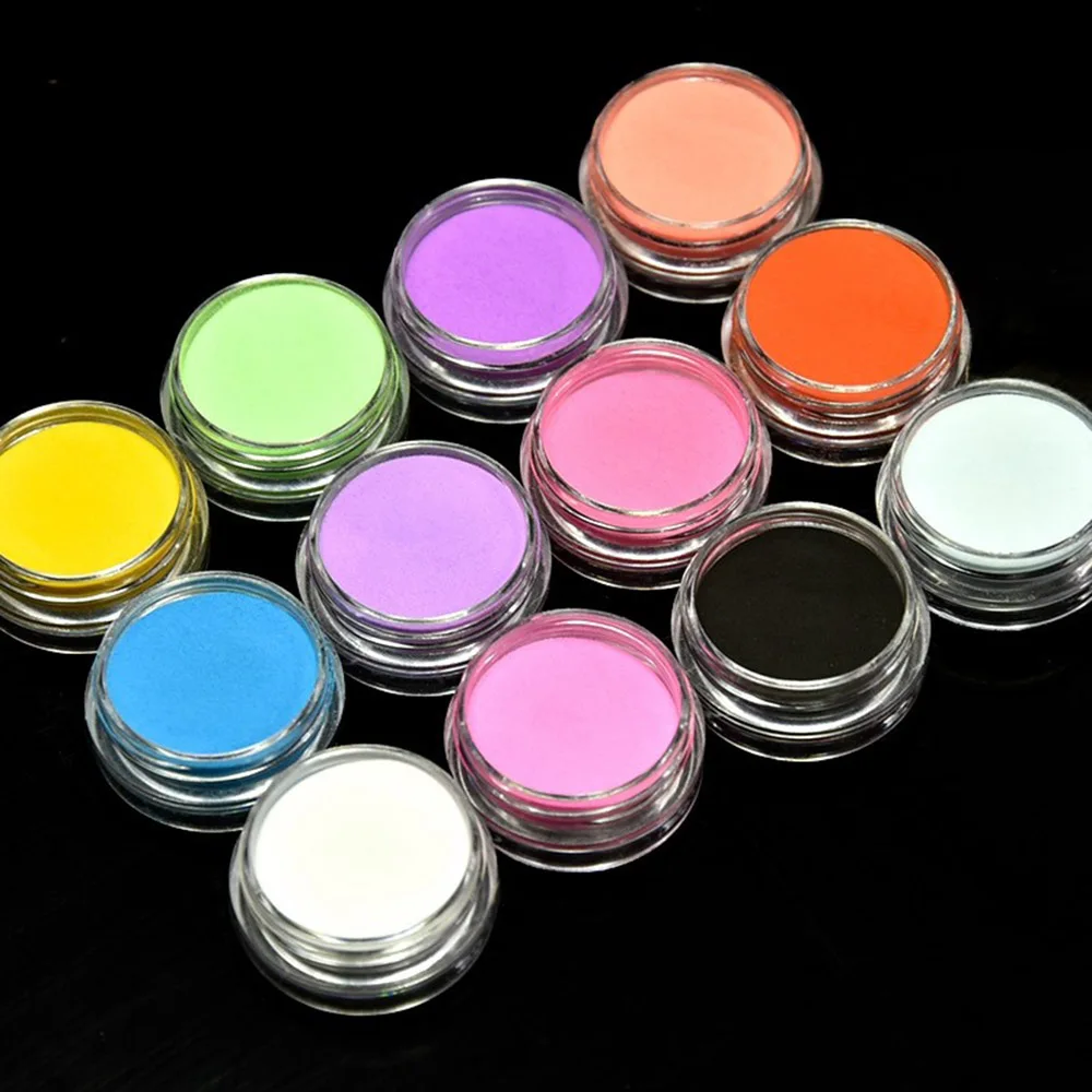 12Jars/Set 12 Colors Acrylic Powder Dust Caving Powder Bulider Cave Sculpture For UV Gel Tips Glitter Nail Decoration Powder #H1
12Jars/Set 12 Colors Acrylic Powder Dust Caving Powder Bulider Cave Sculpture For UV Gel Tips Glitter Nail Decoration Powder #H1