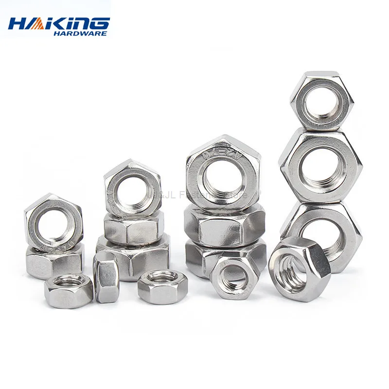 Hexagon Hex Nuts Metric DIN934 M2 M2.5 M3 M4 M5 M6 M8 M10 M12 M14 M16 M18 M20 M22 M24 Carbon Steel Stainless Steel Hex Nuts
Hexagon Hex Nuts Metric DIN934 M2 M2.5 M3 M4 M5 M6 M8 M10 M12 M14 M16 M18 M20 M22 M24 Carbon Steel Stainless Steel Hex Nuts