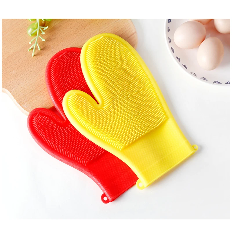 1 Pair Silicone Dishwashing Gloves Spot Kitchen Cleaning Magic Household Scrubber Brush Clean Tool Housekeeping Scrubbing Glove
1 Pair Silicone Dishwashing Gloves Spot Kitchen Cleaning Magic Household Scrubber Brush Clean Tool Housekeeping Scrubbing Glove