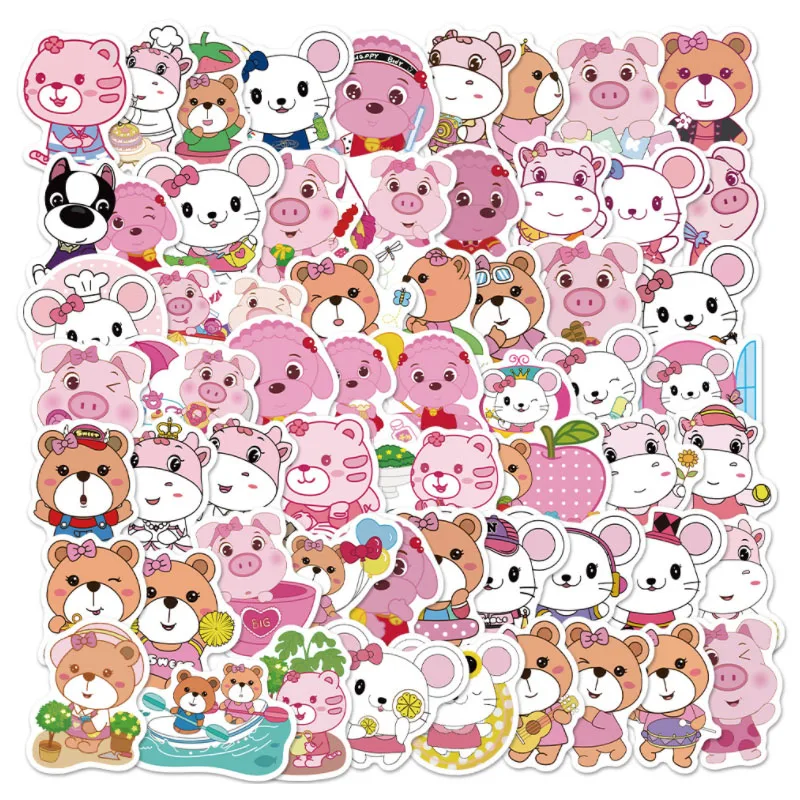 10/30/59pcs Pink Animal League Graffiti Waterproof Skateboard Travel Suitcase Family Pet Phone Laptop Luggage Stickers Cute
10/30/59pcs Pink Animal League Graffiti Waterproof Skateboard Travel Suitcase Family Pet Phone Laptop Luggage Stickers Cute