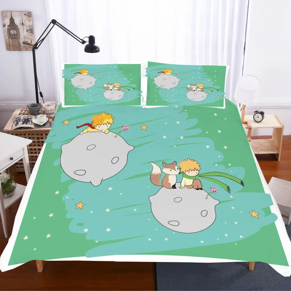 Little Prince Rose Fox Print Quilt Cover Single And Double Down Quilt Cover Pillowcase Full Size Children Bedroom Home Textile
Little Prince Rose Fox Print Quilt Cover Single And Double Down Quilt Cover Pillowcase Full Size Children Bedroom Home Textile