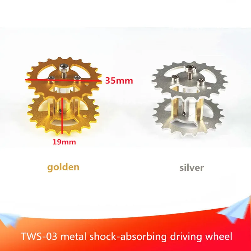 1 шт. TWS-03 металлическое амортизирующее ведущее колесо + муфта 4/5/6 мм Дополнительный амортизатор бака шасси автомобиля аксессуар для гусенич...
1 шт. TWS-03 металлическое амортизирующее ведущее колесо + муфта 4/5/6 мм Дополнительный амортизатор бака шасси автомобиля аксессуар для гусенич...