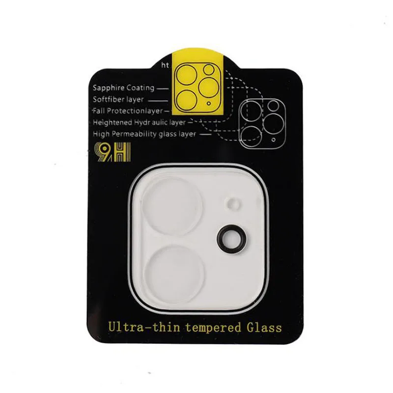Sinzean 100 шт 3D полное покрытие Камеры Len пленка Закаленное стекло для IPHONE 12Pro Max/11Pro Max